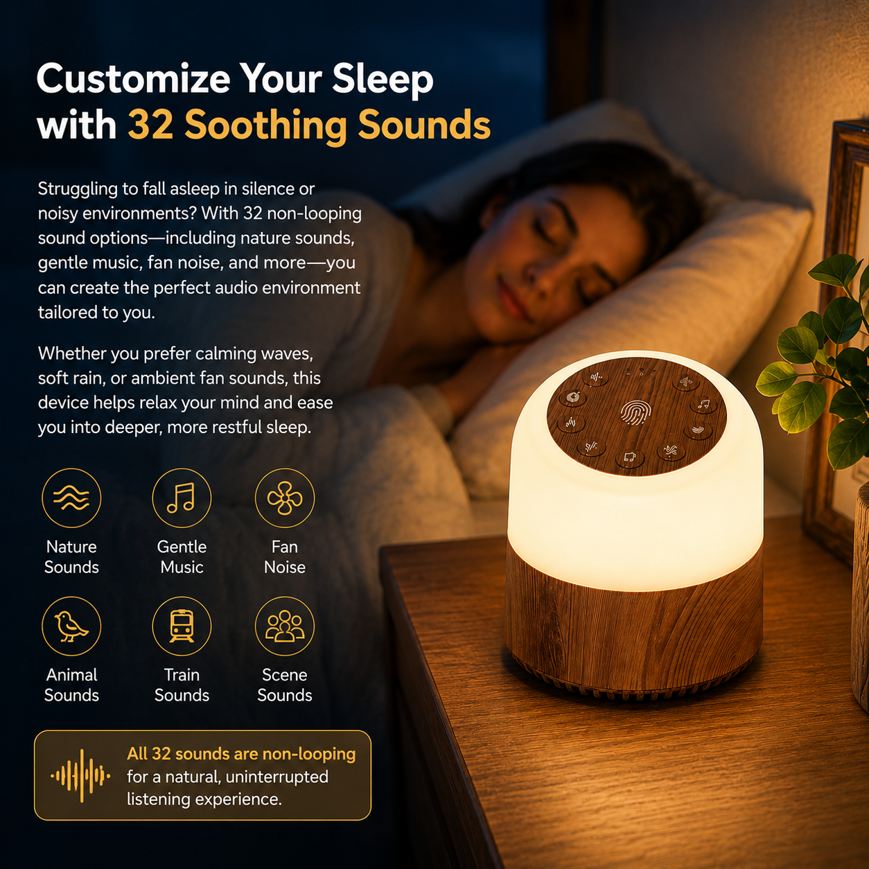 MRSCOZ White Noise Machine