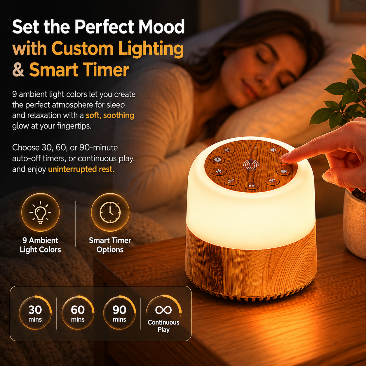 MRSCOZ White Noise Machine